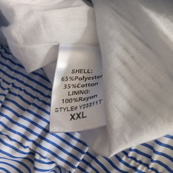 Tuckernuck Coastal Eyelet Embroidered Midi Skirt Blue White XXL NWT - Picture 8 of 8